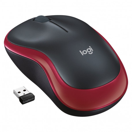 "Logitech M185 RF Wireless red"