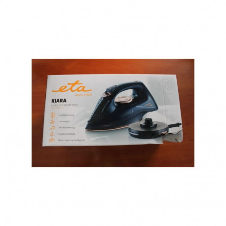 ETA SALE OUT. 127690000 Kiara Iron, Ceramic, 2200 W, Water tank 220 ml, Black Iron Kiara 127690000 C