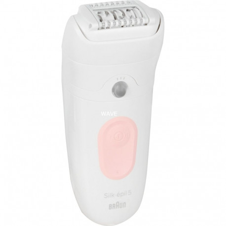 Silk-épil epilaator 5-000 koos puhastusharjaga, valge/roosa