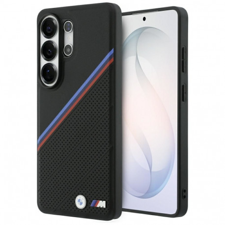 BMW Tricolor Metal Logo MagSafe Case for Samsung Galaxy S26 Ultra - Black