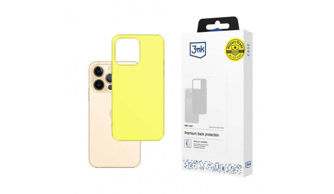3mk Matt Case for iPhone 13 Pro - Yellow