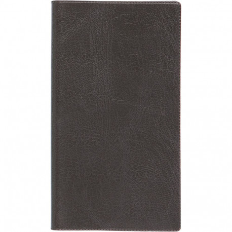 Taskumärkmik MINI, must, spiraalköide, plastkaantega 2026a.