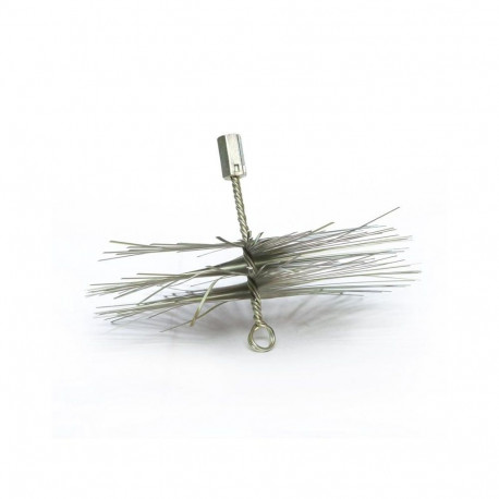 BRUSH SCRUB CHIMN 105004 D250MM OVAL STL