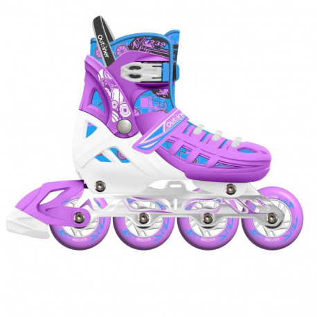 SKATES 34-37 PURPLE/WHITE