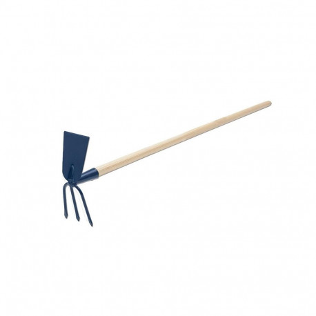 COMBI FORK HOE WITH PINE VARNISH HANDLE