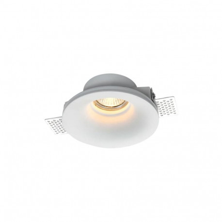 RECESSED LIGHT GYPSUM GU10 ROUND WHITE