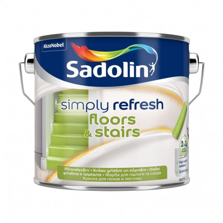 simp värv refresh põrandad ja trepid BW 2.5L
