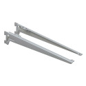 1 PAIR BRACKET ANGLE 280 MM GREY