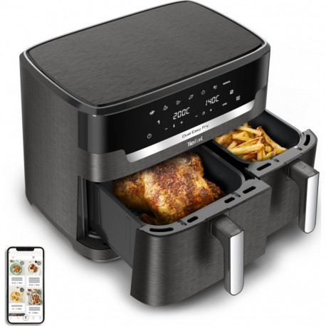 TEFAL  Air Fryer  EY942HE0 Easy Fry Dual XXL  Power 2700 W  Capacity 11 L  Black