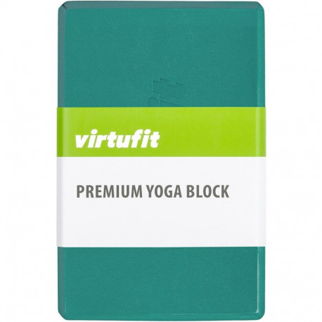 Joogaplokk VirtuFit Premium roheline 23 x 15 x 10 cm