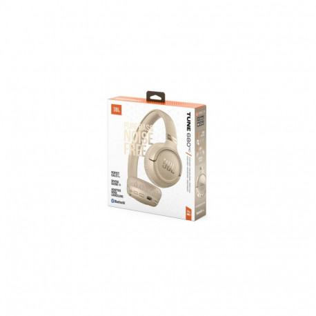 JBL Tune 680NC Bluetooth Wireless On-Ear Headphones Beige EU