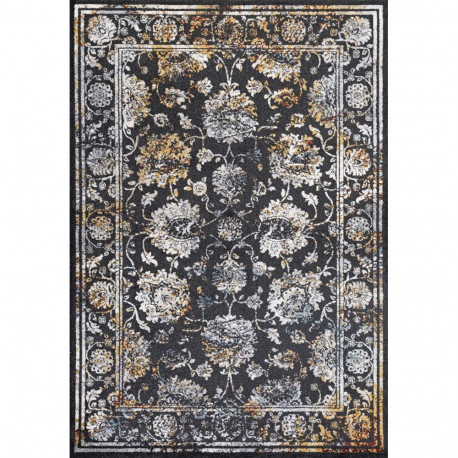 Carpet DARLY-6, 200x285cm, black/beige
