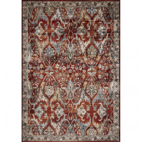 Carpet DARLY-5, 160x230cm, red/beige