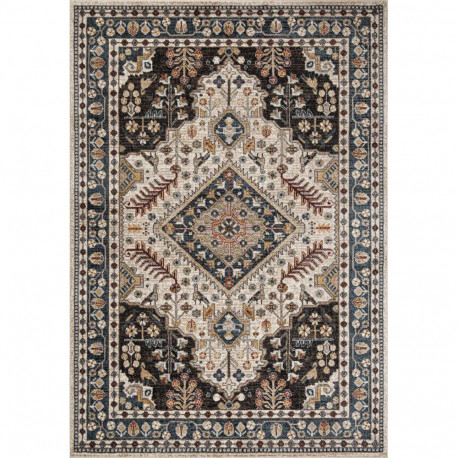 Carpet DARLY-4, 133x190cm, blue/beige