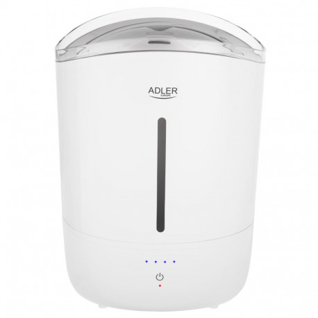 Adler õhuniisuti AD 7971 30 W veepaagi maht 5 l ultraheli niisutusvõimsus 100-250 ml/h valge