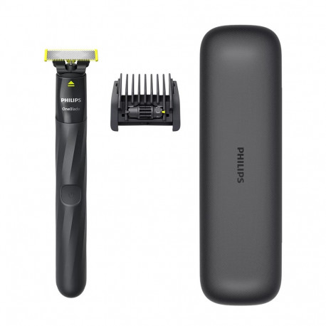 Philips | Shaver | OneBlade QP1424/65 | Operating time (max) 30 min | Wet & Dry | NiMH | Charcoal Gr