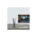 Gravity holder stand for MacBook grey