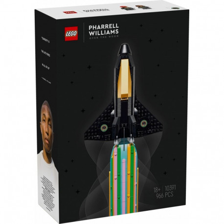 LEGO Icons 10391 üle kuu koos Pharrell Williamsiga