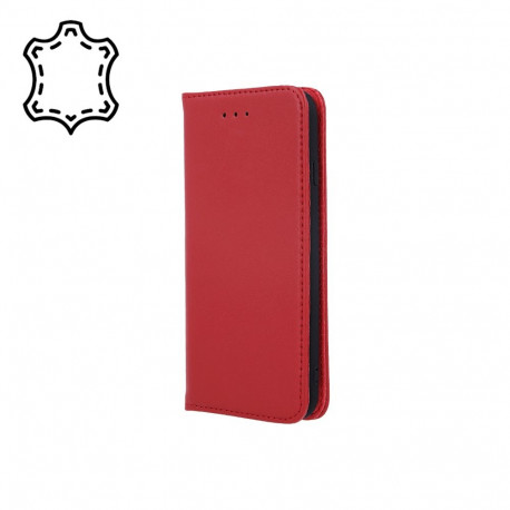 Genuine Leather Smart Pro for iPhone 17 Air 6,6" maroon