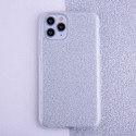 Glitter 3in1 case for iPhone 16e / 17e silver