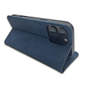 Smart Suede case for iPhone 16e / 17e navy blue