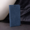 Smart Suede case for iPhone 16e / 17e navy blue