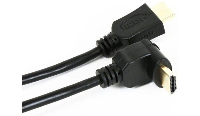 Omega kabelis HDMI 1.5m leņķa (41855)
