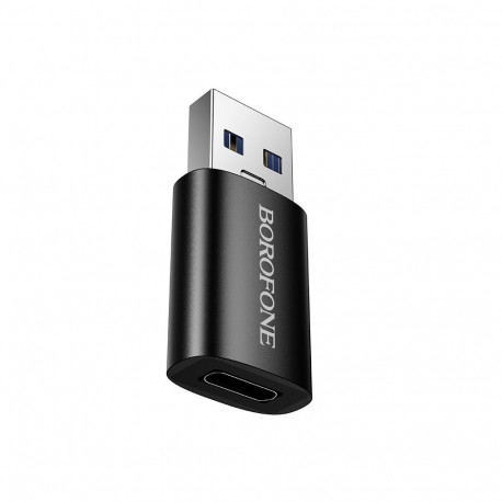Borofone adapter BV26B | USB C-tüübile | must
