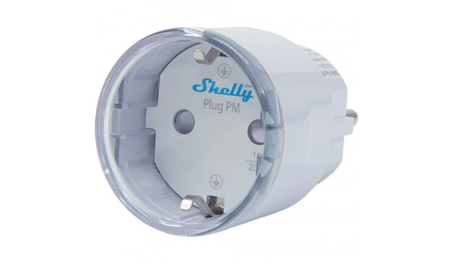 Shelly Plug PM Gen3 Matter 13A smart socket, white