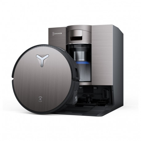 "ECOVACS DEEBOT X11 OmniCyclone Schwarz Saug-Wisch-Roboter mit Reinigungsstation"