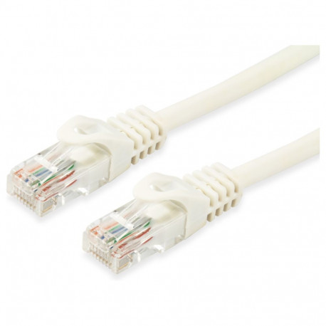 "Equip Patchkabel Cat6A U/UTP 2xRJ45 0.50m weiß LSZH Polybeutel"