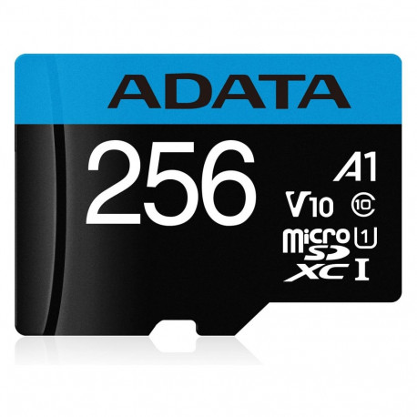 ADATA 256GB MicroSDXC (UHS-I Class 10) mälukaart adapteriga