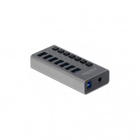 "DELOCK Externer SuperSpeed USB Hub mit 7 Ports + Schalter"