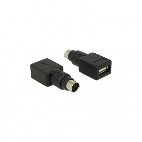 Delock adapter PS/2 pistik - USB tüüp-A pesa