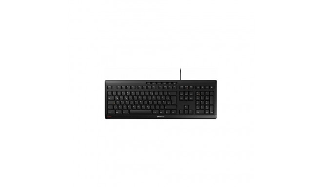 Cherry klaviatuur TAS STREAM juhtmega CS-Layout, must