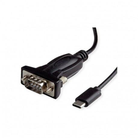 "VALUE USB - Seriell Konverter-Kabel Typ C - RS232 schwarz 1,8m"