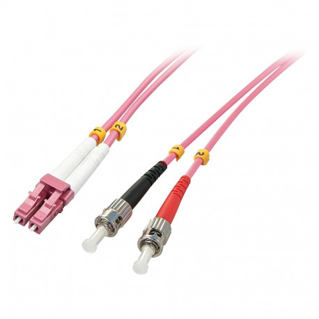 "LINDY LWL-Duplexkabel LC/ST OM4 1m 50/125æm Multimode"