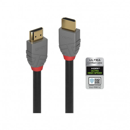 "LINDY HDMI Kabel Ultra High Speed 2m, Anthra Line"