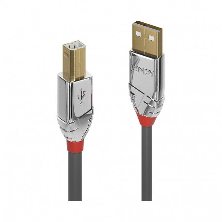 "LINDY USB 2.0 Kabel Typ A/B Cromo Line M/M 0.5m"