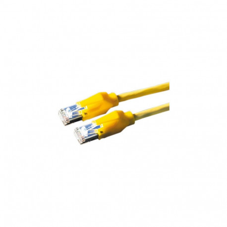 "DTWYLER Patchkabel Cat.6 (Class E) S/FTP, CU 7702 flex LSOH, Hirose TM21, gelb, 3 m"
