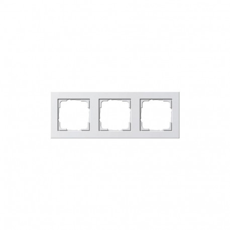 "GIRA 021322 Rahmen 3f reinweiß matt E2 3-fach E2"