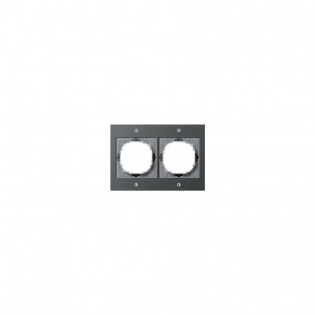 "GIRA 021267 Rahmen 2f anthrazit TX44 (WG UP)"