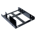 "Ultron Einbaurahmen intern 2x2.5"" SSD/HDD Metall schwarz"
