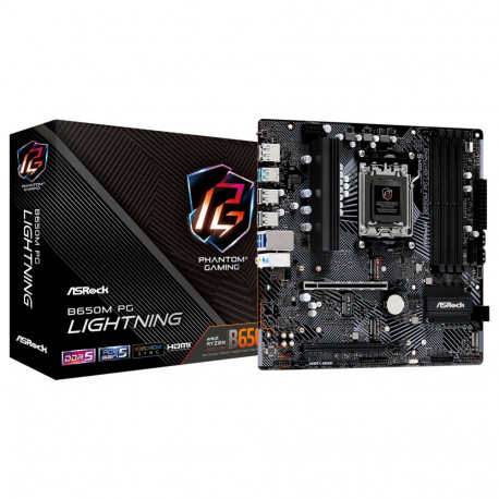 "ASRock B650M PG Lightning AM5 mATX HDMI/DP DDR5"