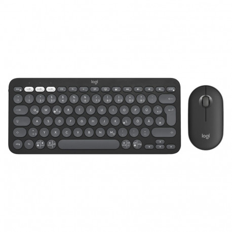 Logitech klaviatuuri ja hiire komplekt Pebble 2 TONAL, grafiit