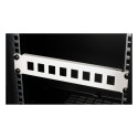 "Equip Patchpanel 10"" mit Keystone Montage 1U. grau"
