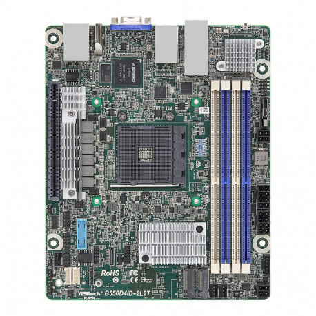 ASRock B550D4ID-2L2T mini-ITX emaplaat AM4 pesa