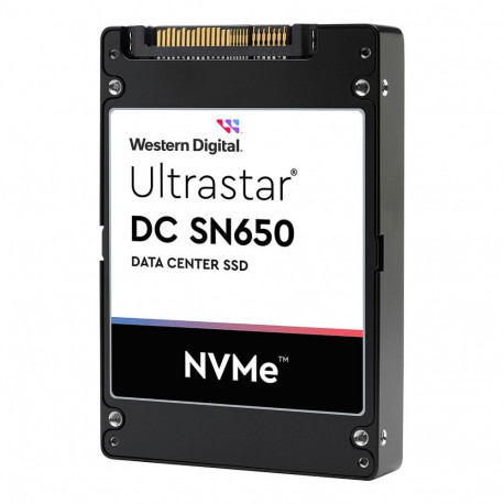 "M.2 2.5Zoll WESTERN DIGITAL Ultrastar DC SN650 SSD U.3 15MM 7680GB 6.4cm PCIe TLC RI-1DW/D BICS5 IS
