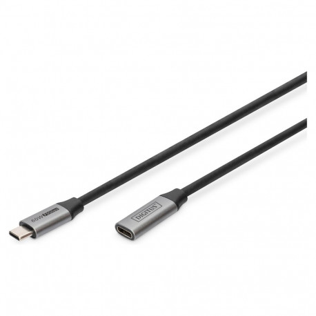DIGITUS pikenduskaabel USB3.0/C -> C St/St 1m, must