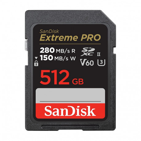 "Sandisk CARD PRO 512GB V60 UHS-II S"